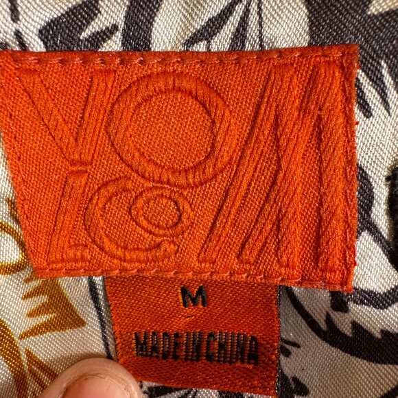 Volcom Mens Medium Queso Pinstripe Jacket Pacsun zip up With Graphic Lining - Picture 7 of 9